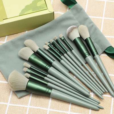 13 Pcs Professional Synthetic Hair Makeup Brush Set